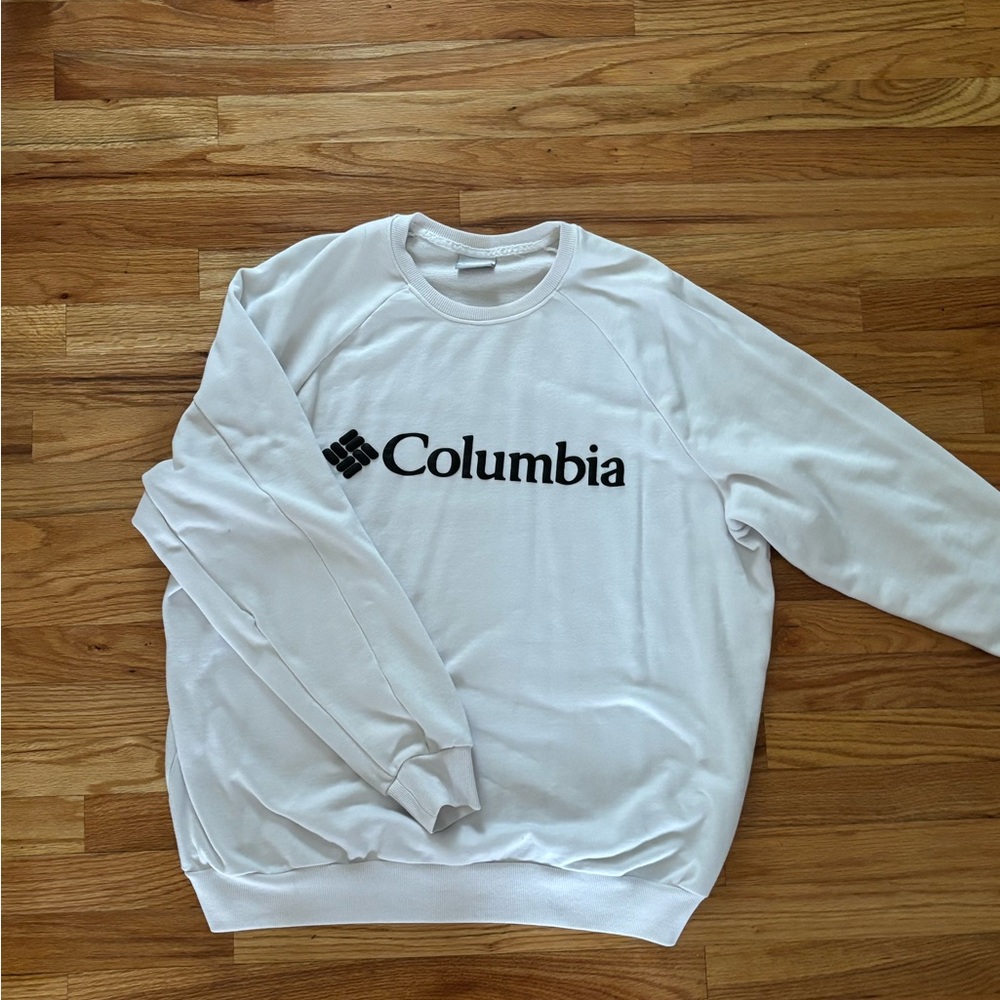 Columbia Men's White Sweatshirt